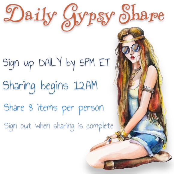 Wednesday Wandering Gypsy Daily Share Group Sign In - Picture 3 of 9